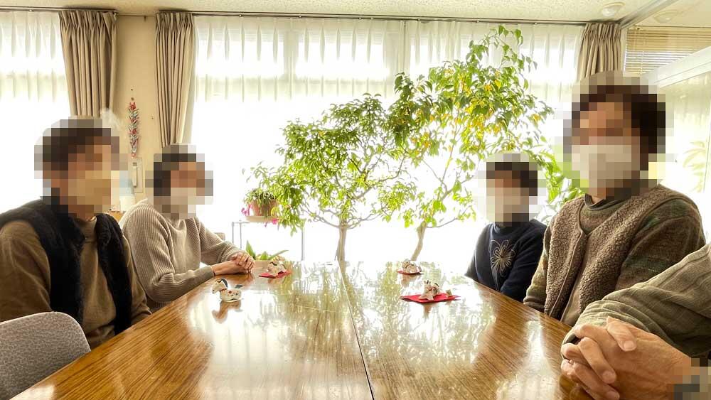 楽しく話せる仲間との時間